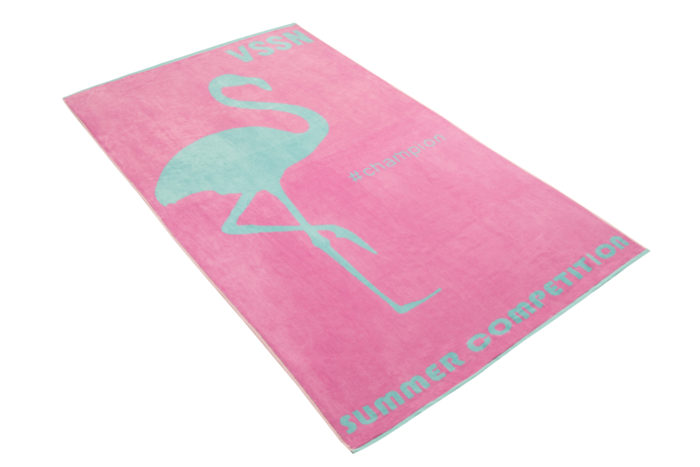 Vossen ręcznik plażowy Miss Flamingo 002 pretty pink
